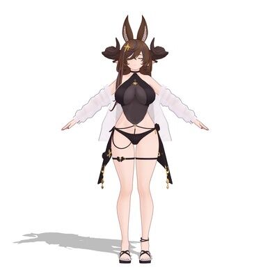 ガレヲン 水着 MMDファンメイドモデル