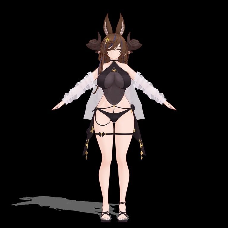 ガレヲン 水着_素体 MMDファンメイドモデル