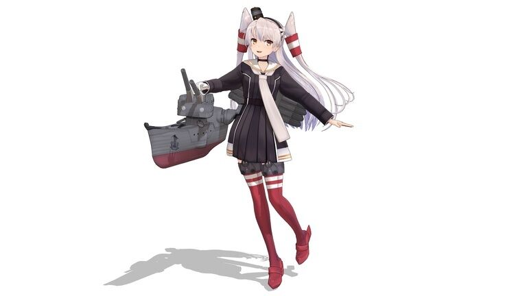 （無料）つかさ式あまつかぜ改二　MMDファンモデル