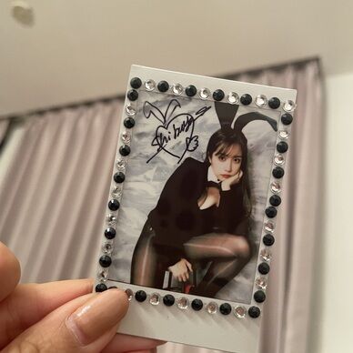 季節のチェキ🖤