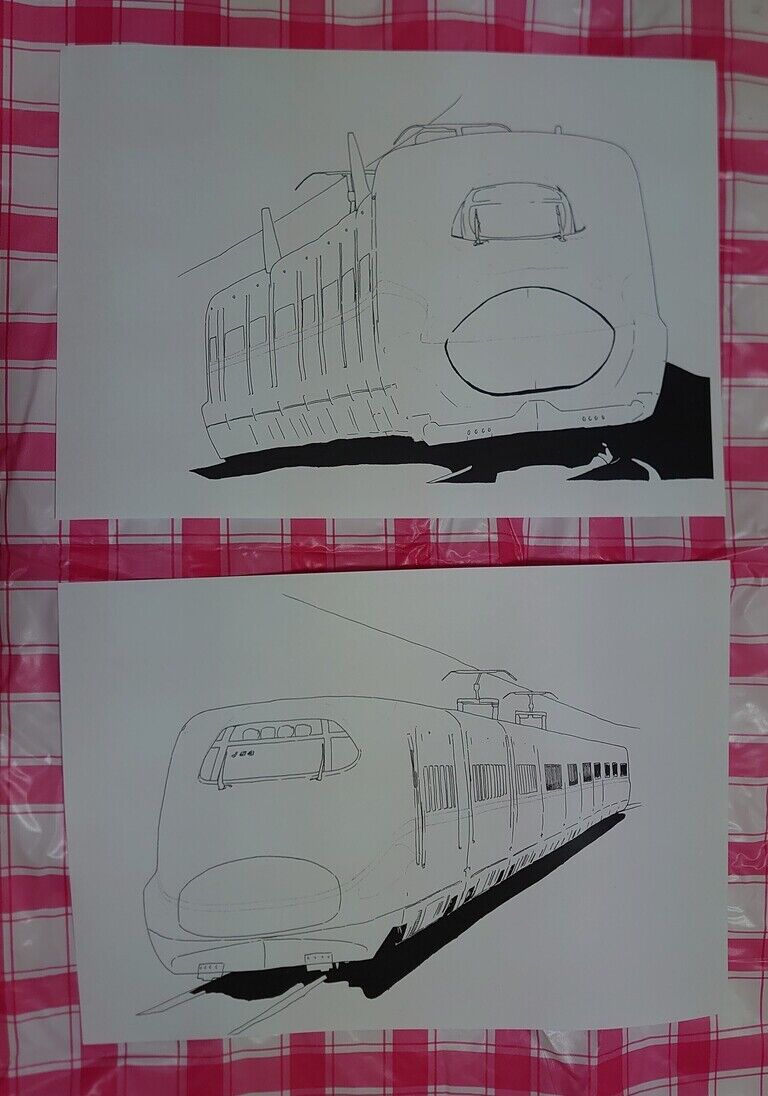 鉄道イラストぬりえセット【東北新幹線】