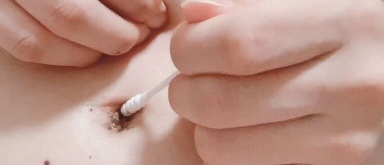 へそそうじ　つまようじ+綿棒 36分