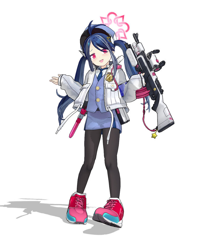 MMDファンモデル ブルーアーカイブ合歓垣フブキ 少し応援プラン用