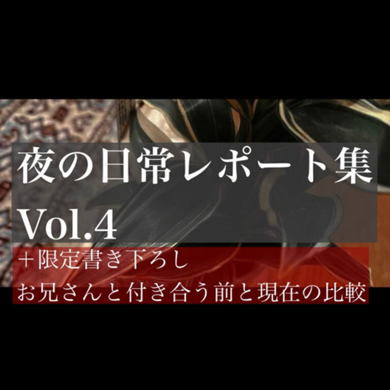 夜の日常レポート集　Vol.4 （第16回～第20回)＋書き下ろし