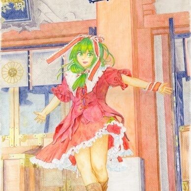 雛さまくるくる（原画）