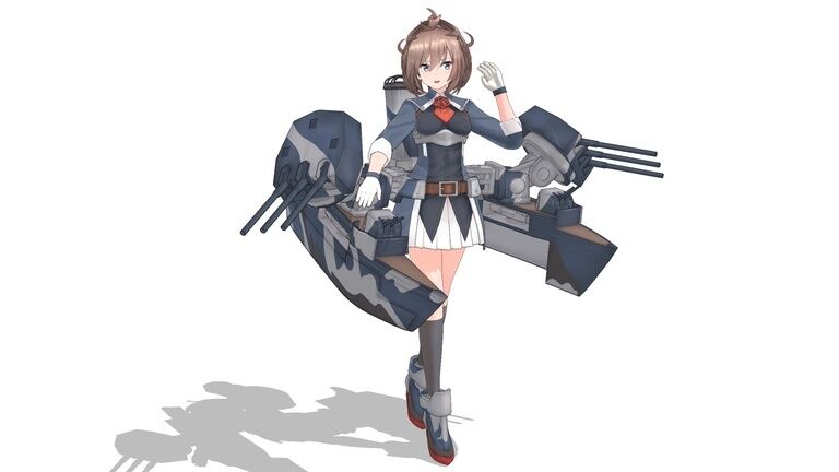 （無料）つかさ式しぇふぃーるど　MMDファンモデル