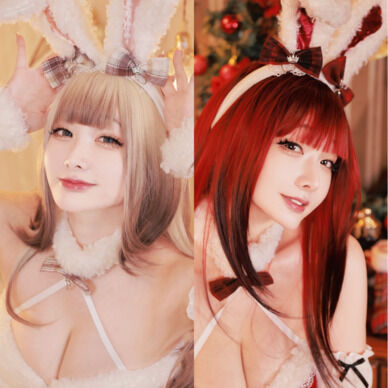 紅白ニットバニー🐰‎♥️‎🤍