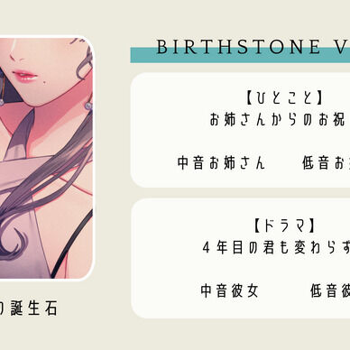 【誕生石を貴方と】３月の誕生石