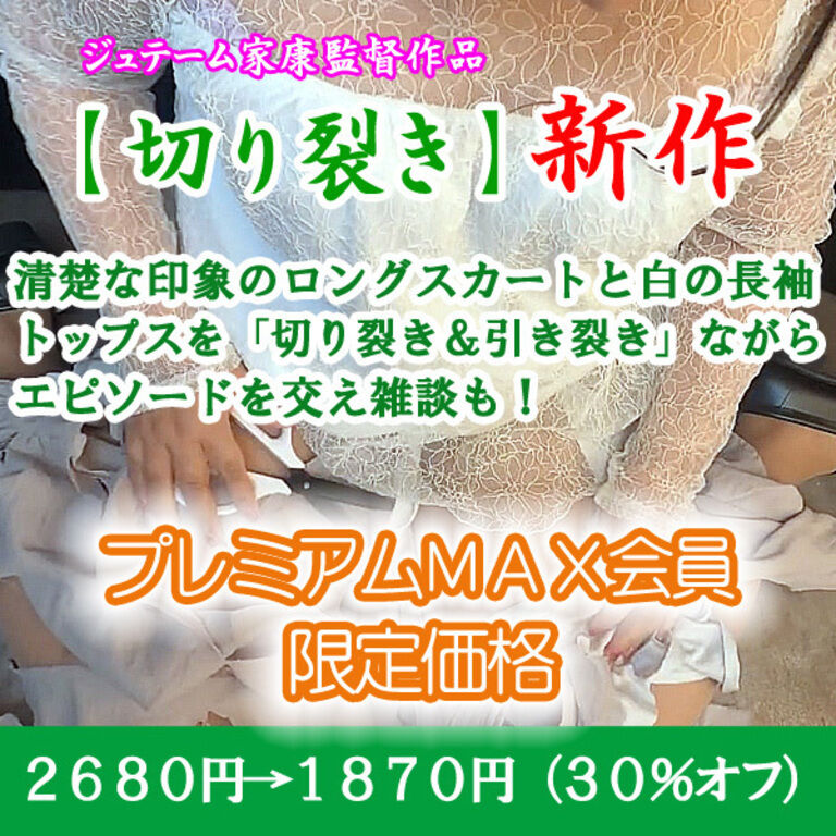 私服スカート＆トップス切り裂き３（プレミアムMAX：割引販売）