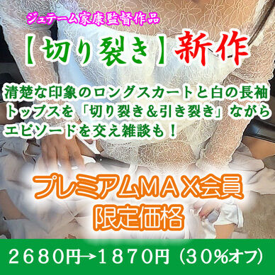 私服スカート＆トップス切り裂き３（プレミアムMAX：割引販売）