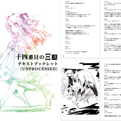 追加販売【ねこ&とりプラン】十四番目のΞ 弐 テキストブックレット(UNPROCESSED)