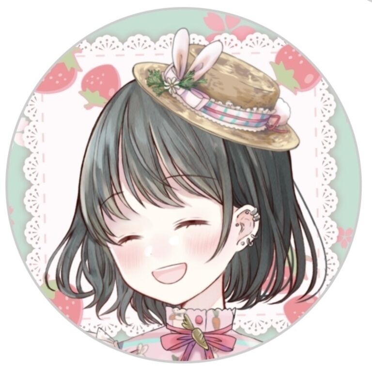 🐣‪期間限定🥕イースター衣装缶バッジ（笑顔）