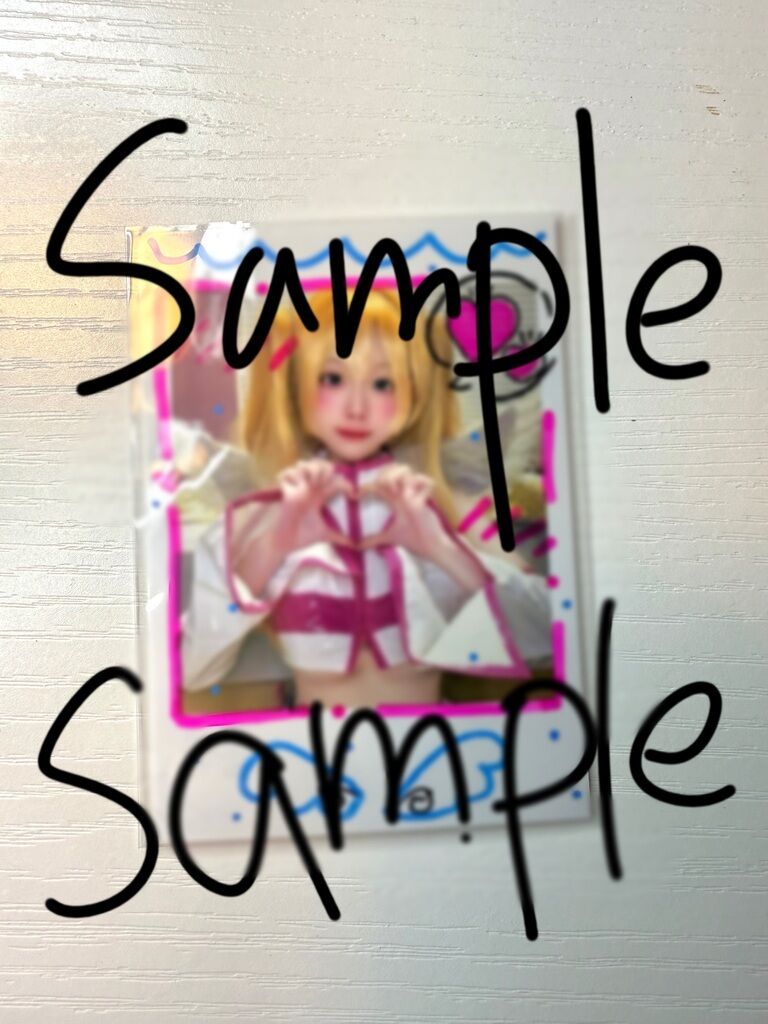 【先行販売】チェキ風写真(落書きとサインあり)