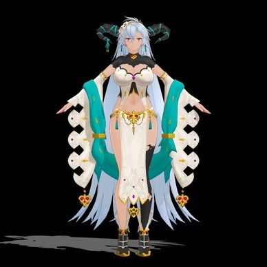 フェディエル 素体 MMDファンメイドモデル