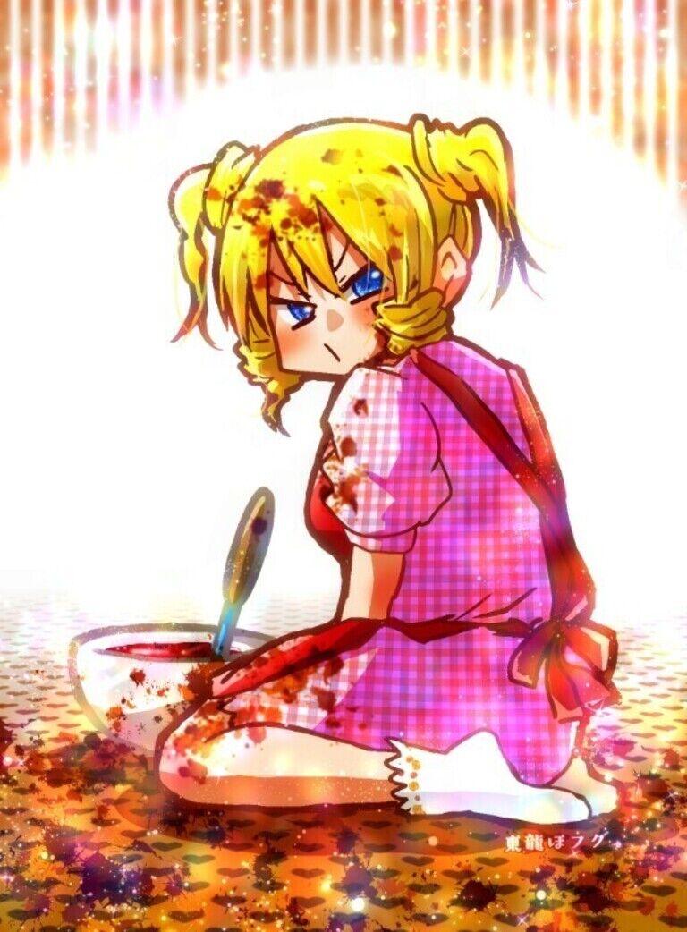 バレンタインの金髪ツインテちゃんPSD