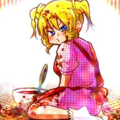 バレンタインの金髪ツインテちゃんPSD