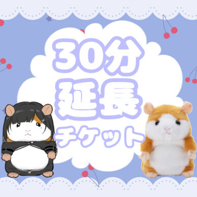 【共通】30分延長チケット(単独購入不可)