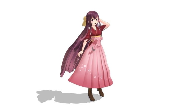 (無料)つかさ式かみかぜ MMDファンモデル