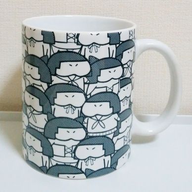 完売/けつ顔マグカップ(送料込)