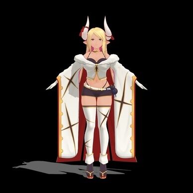 クビラver2.00 素体 MMDファンメイドモデル
