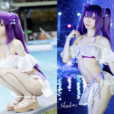 【期間限定20%オフ】FGO水着スカディ コスプレ写真集#1