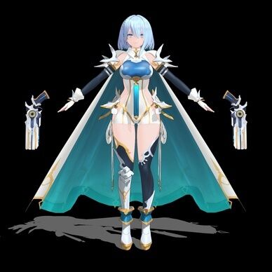 ドライツェーン 素体 MMDファンメイドモデル