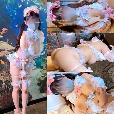 【フル動画】黒猫 - 真夏の神乳ロケットおっぱい🐬✨ サマーリボンフリル水着でアイドル級爆乳美少女コスプレイヤーと潮吹き中出し処女卒業えっち❤️👙🎉 海のビーチで全てのオスを瞬間勃起させて射精へ導ィク！146cm x Hカップ巨乳ピンクデカ乳輪の合法ミニマムわがままBODY👶🔞 中出しザーメンの海を卵子めざして精子たちが波乗りするっ🏄‍♀️💕