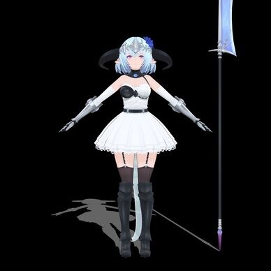 フィルレイン 素体 MMDファンメイドモデル