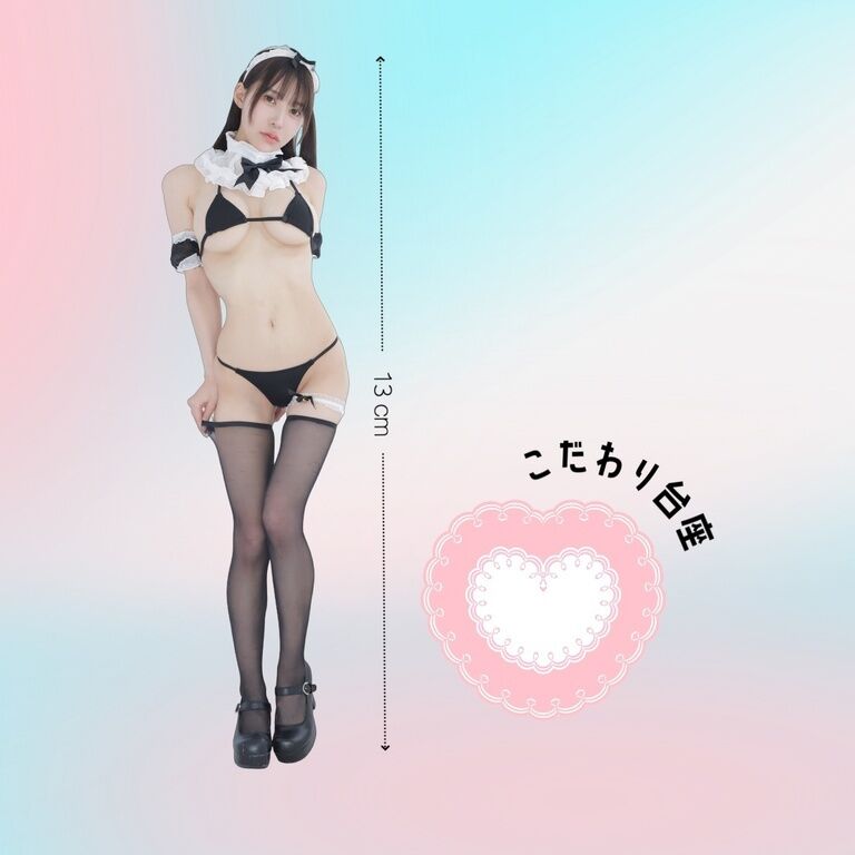 13cm BIGメイドアクリルスタンド