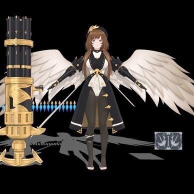 ラジエル 素体 MMDファンメイドモデル
