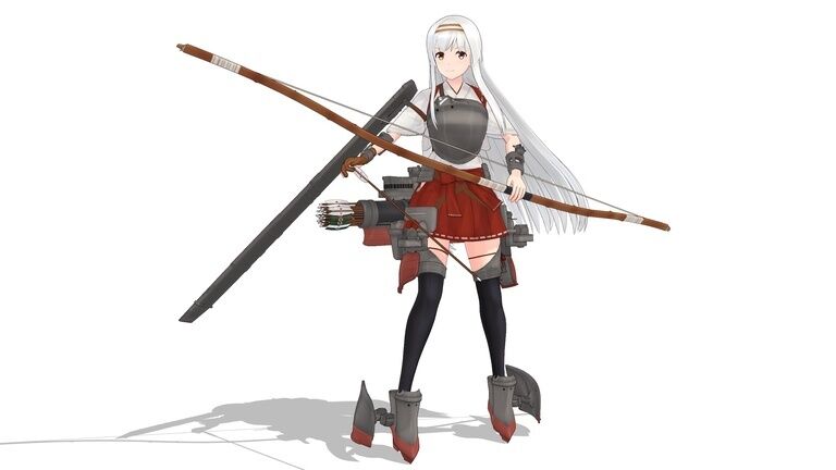 （無料）つかさ式しょうかく改二甲　MMDファンモデル