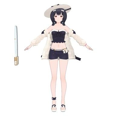 ビカラ(陰 水着) MMDファンメイドモデル