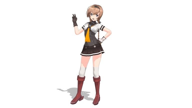 (無料)つかさ式てるづき MMDファンモデル