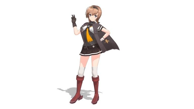 (無料)つかさ式てるづき追加c版 MMDファンモデル