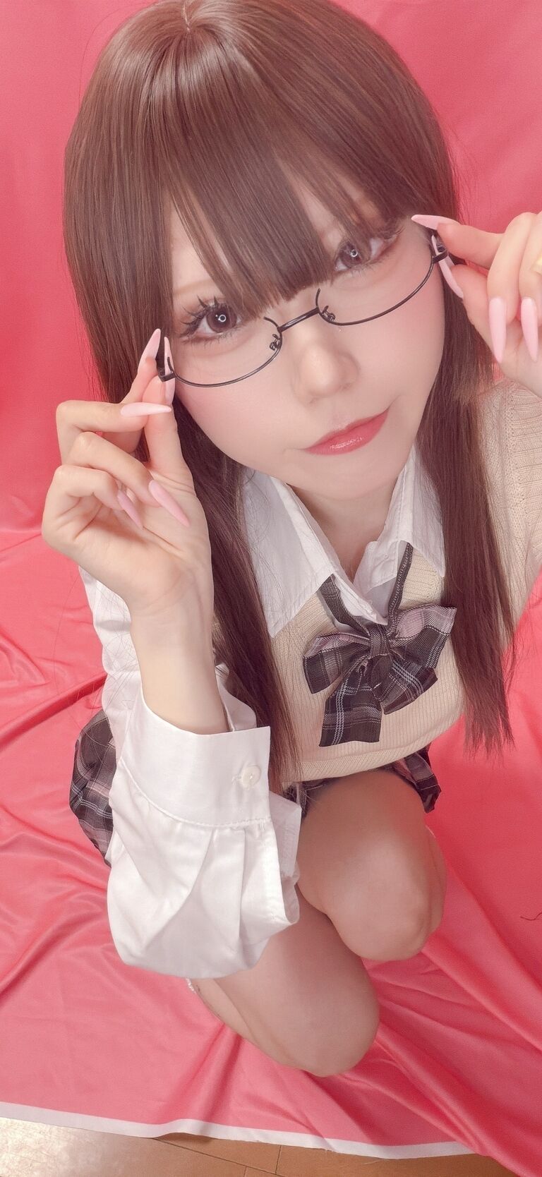 眼鏡自撮り