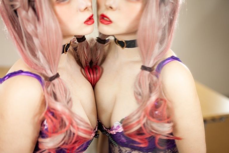 双子?!鏡の前で撮ってみた⭐︎ワンコイン写真動画集集