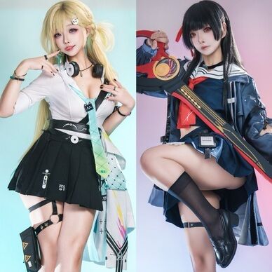 【DL】コスプレ『鳴潮』リンネー26P & 千咲34P
