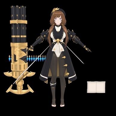 ラジエル ver.2 素体　MMDファンメイドモデル