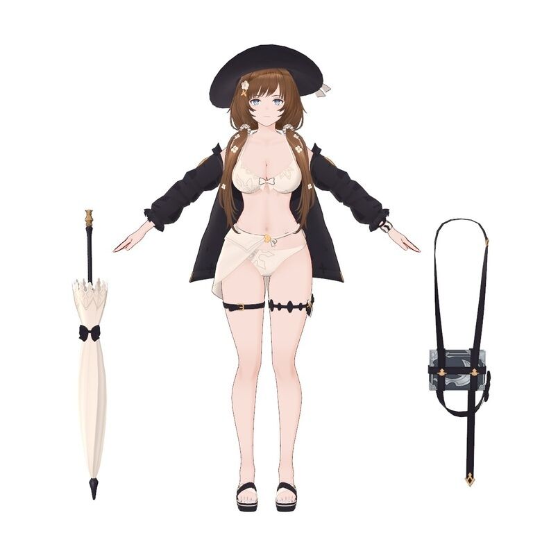 ラジエル(水着) 　MMDファンメイドモデル