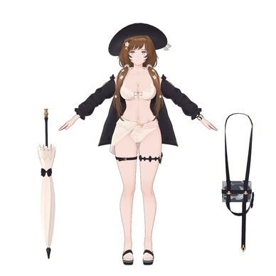 ラジエル(水着) 　MMDファンメイドモデル