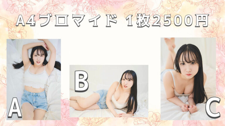 ロングヘアA4ブロマイド(A)