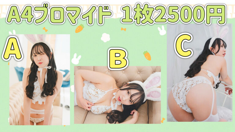 バニーA4ブロマイド【Ｂ】