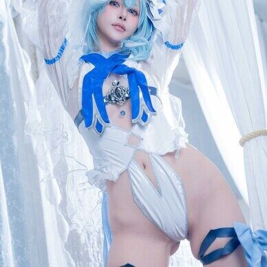  原神　エウルア 同人花嫁 コスプレ写真集