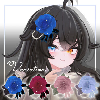 薔薇のコサージュ