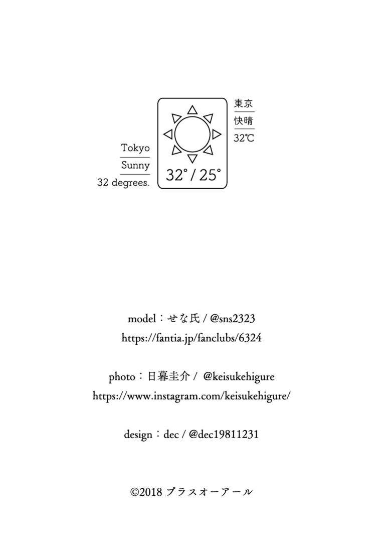 『東京、快晴、32℃』