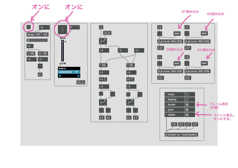 【for windows】試作型_nor式Vtuberシステム