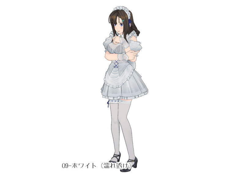 川原えむ メイド服01 テクスチャーパック