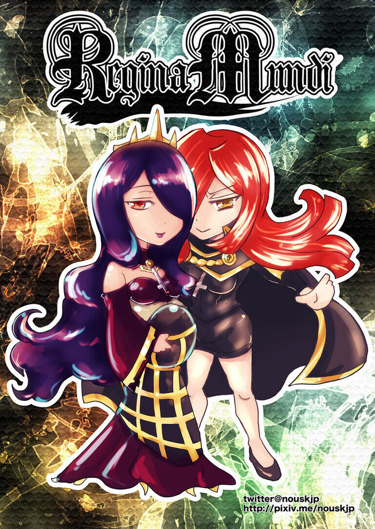 【boothスカルガグッズ告知】⚥Parasoul＆Queen Nancy(pregnant)・パラ母アクキー