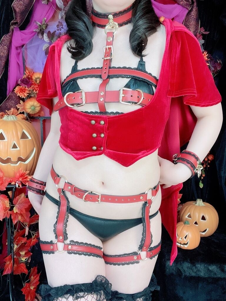 晩安魔法】ハーネス赤ずきんフルセットハロウィン過激コスプレ