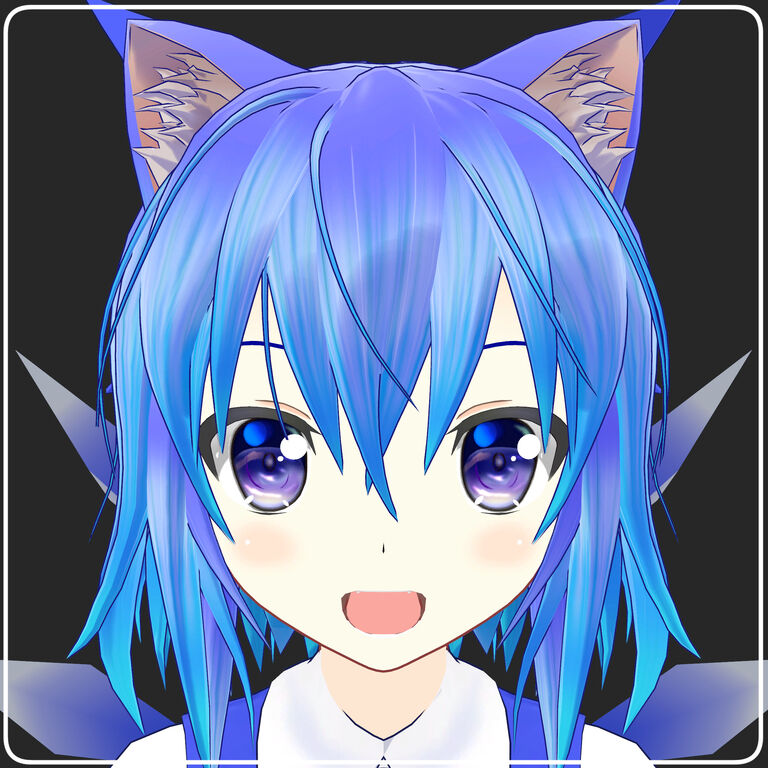 【スペシャル支援3様価格】アバター向け3Dモデル　ゆきはね式チルノ